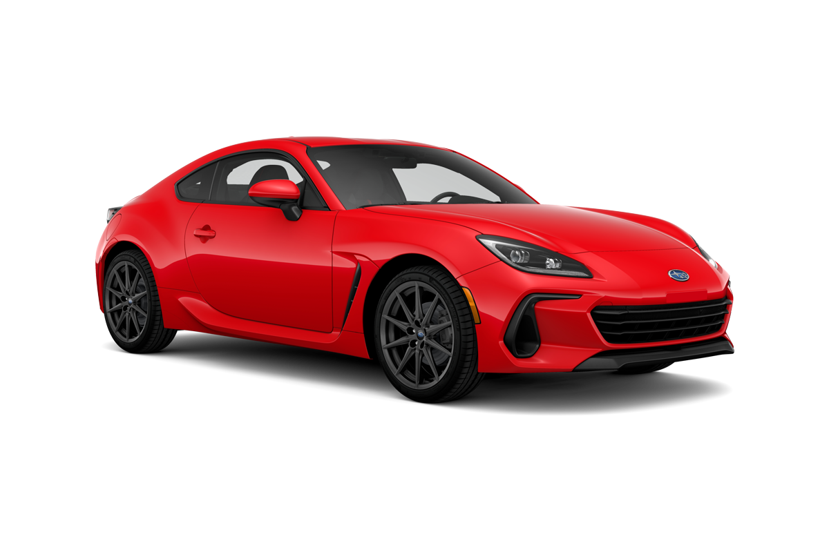 2024 Subaru BRZ in Ignition Red.