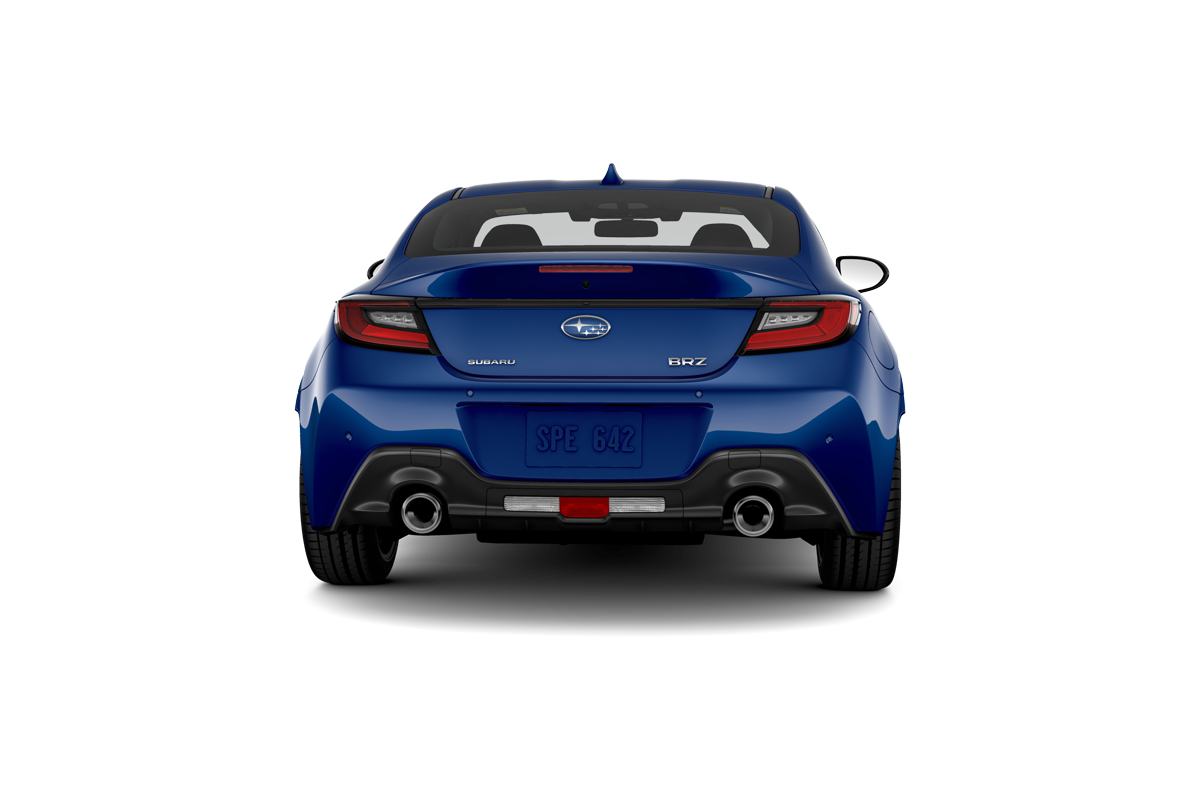 2024 Subaru BRZ in Sapphire Blue.