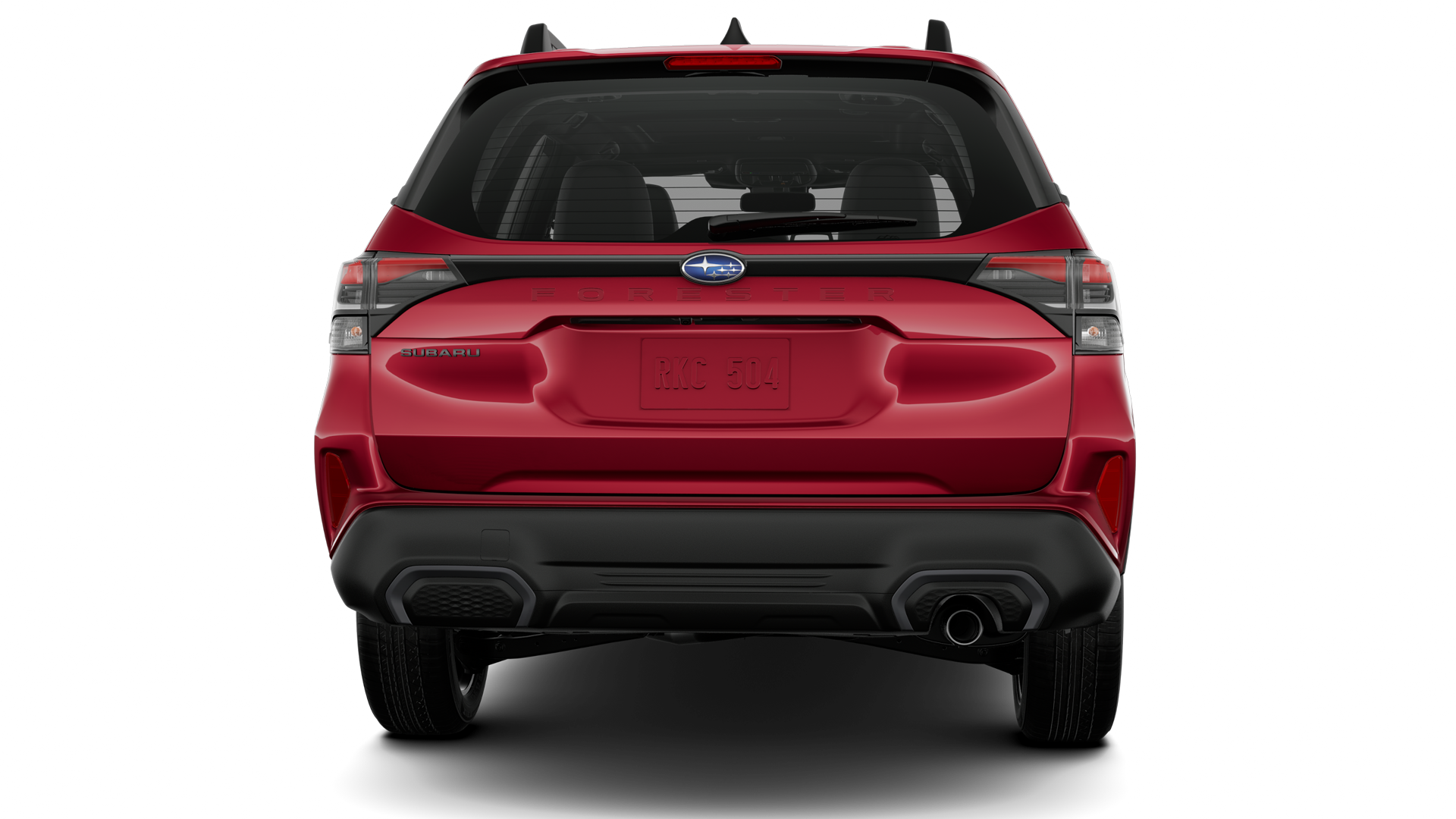 2025 Subaru Forester in Crimson Red Pearl.